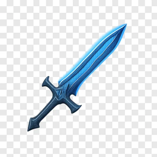 Fantasy Sword PNG Transparent Image