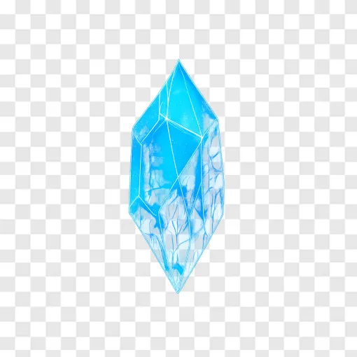 Strange Ice Crystal PNG Transparent Background