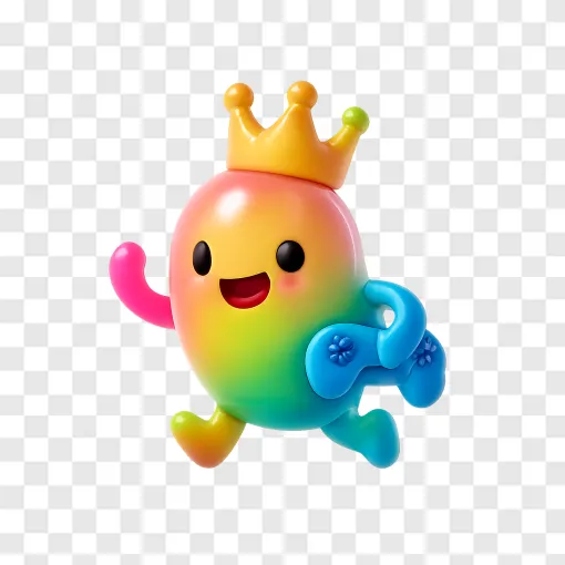 Party Game Character PNG - Free Transparent Image