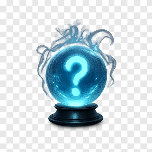 Magical Crystal Ball PNG Transparent Background