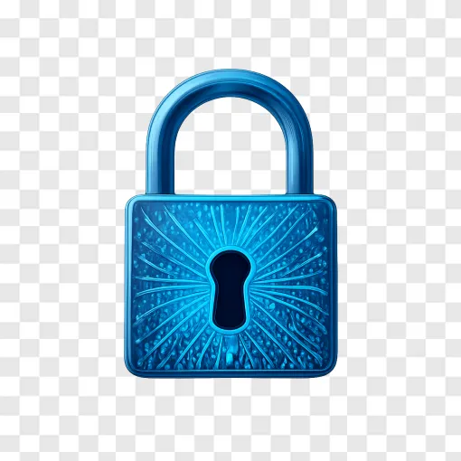 Cyber Security Shield PNG Transparent Image