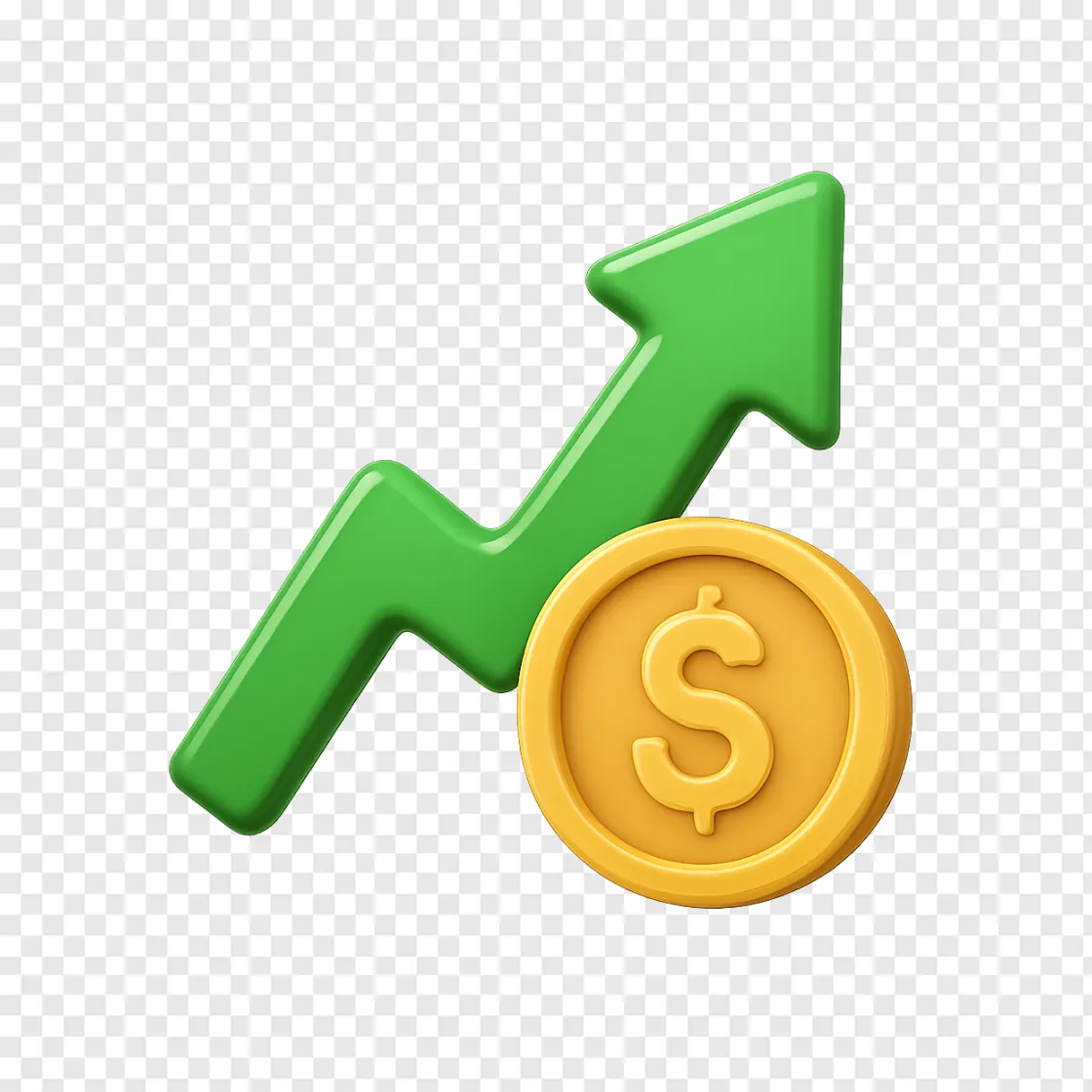 Stock Market Arrow PNG And Financial Graphics