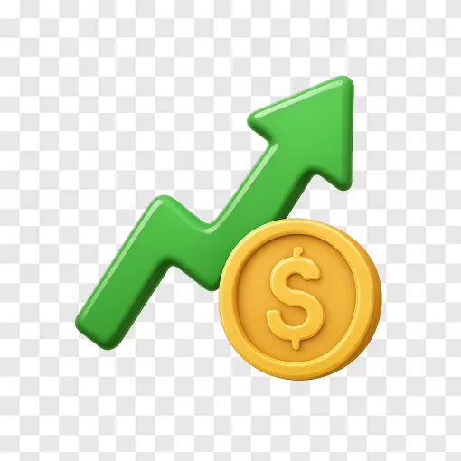 Stock Market Arrow PNG And Financial Graphics