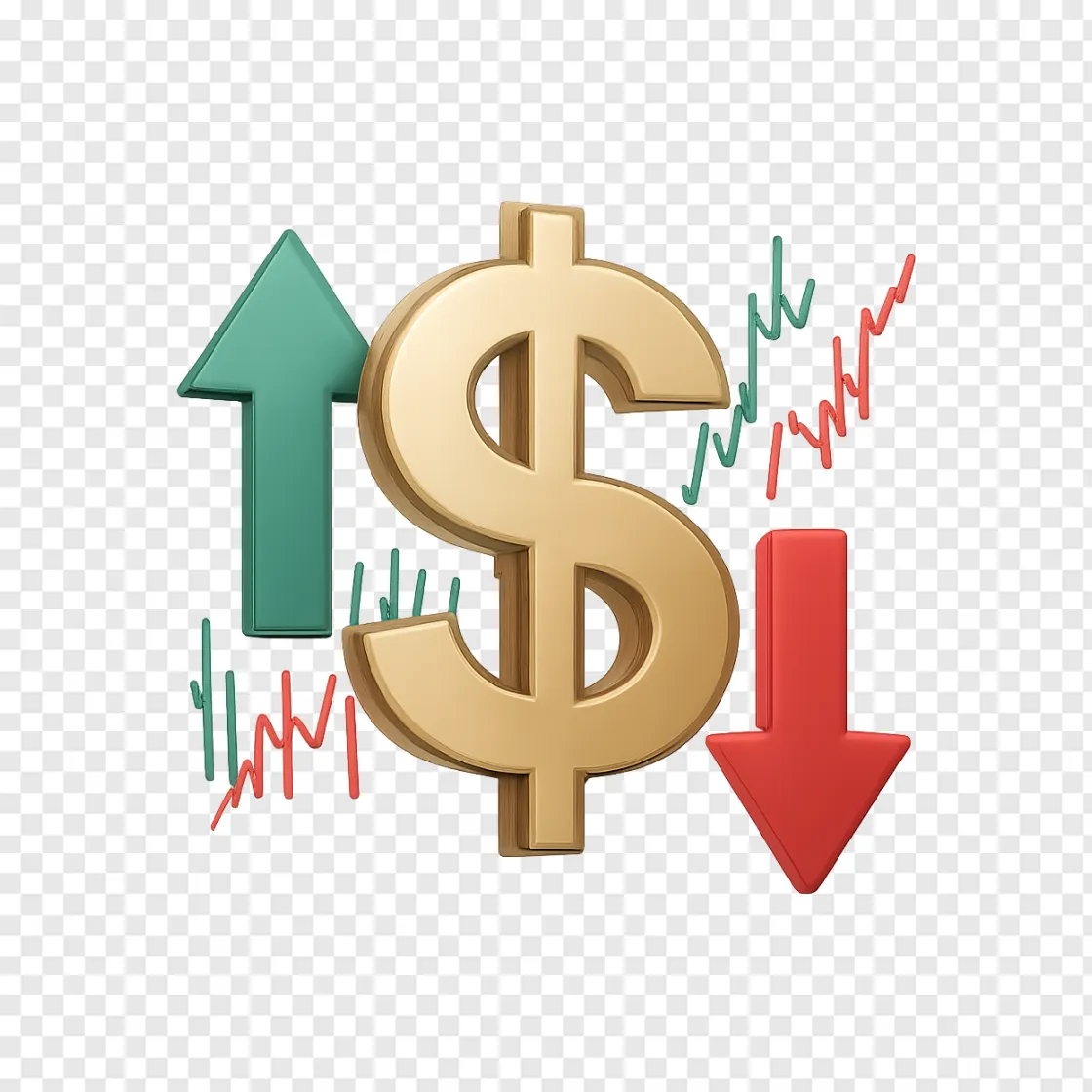 Financial Market Trends PNG Transparent Image