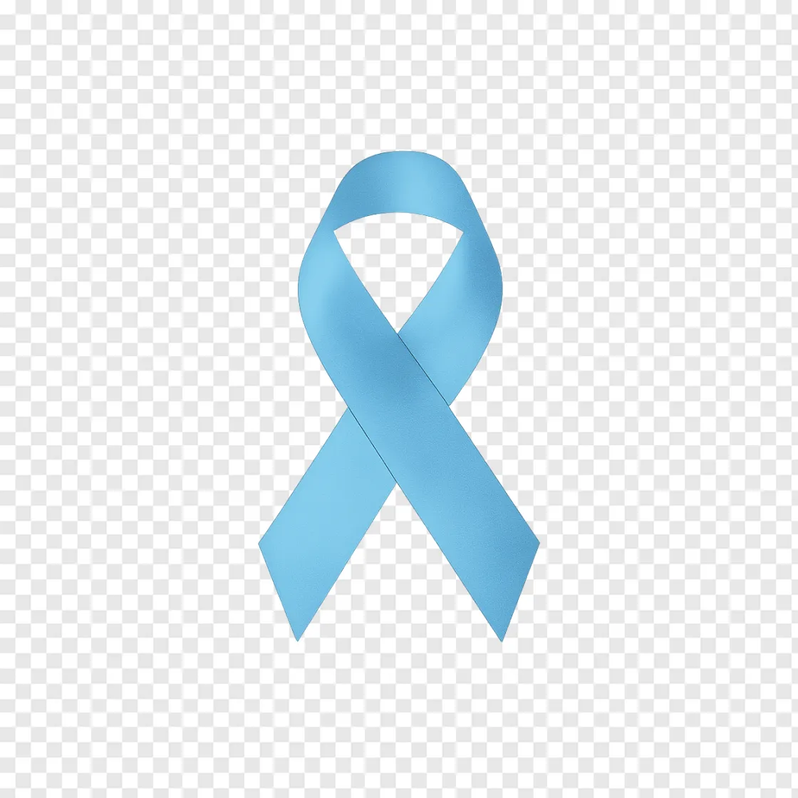 Prostate Cancer Awareness Ribbon PNG