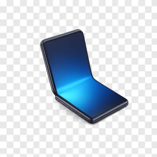 Futuristic Foldable Phone PNG Transparent Background