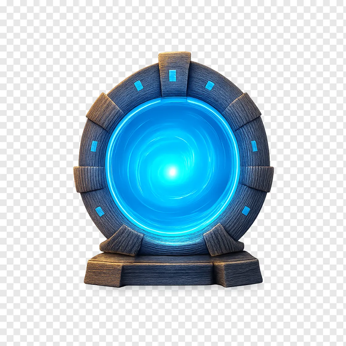 Magical Fantasy Portal PNG Graphic For Gamers