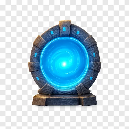 Magical Fantasy Portal PNG Graphic For Gamers