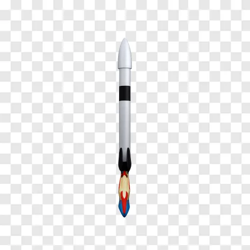 Space Rocket Launch PNG Transparent Background