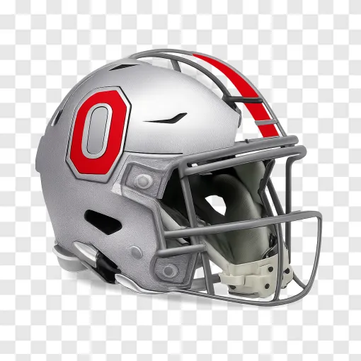 Ohio State Football Helmet PNG Transparent Image