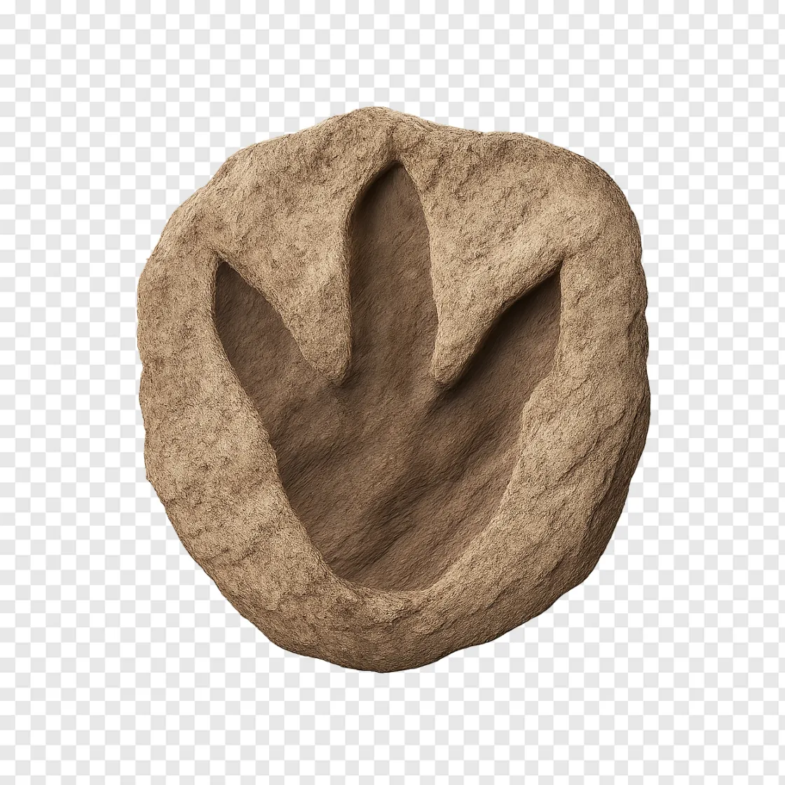 T Rex Footprint PNG Transparent Image