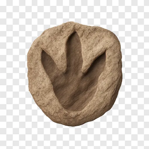 T Rex Footprint PNG Transparent Image