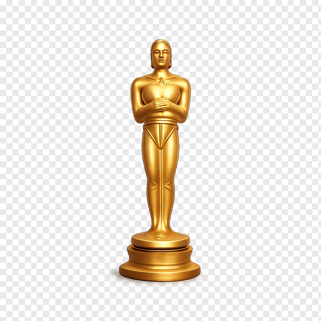 Emmy Awards Golden Statuette PNG