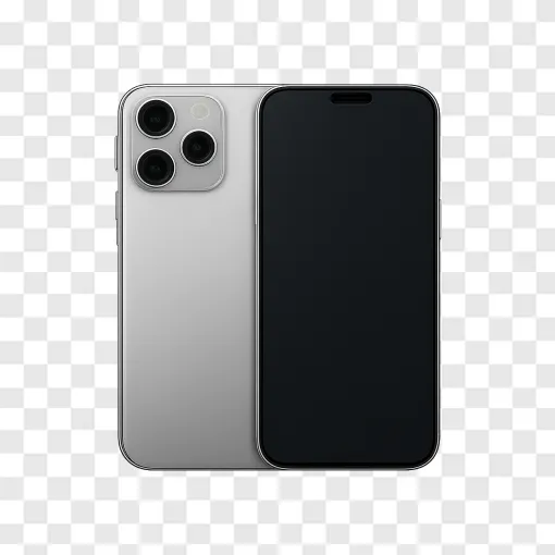 Modern Smartphone Duo PNG Image For Tech Designs