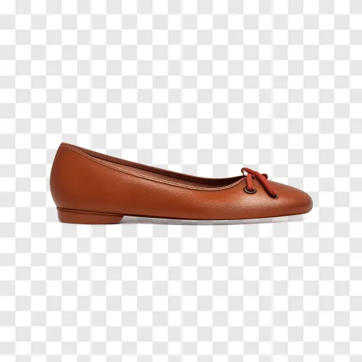 Minimalist Ballet Flat Shoes PNG Royalty-Free Image