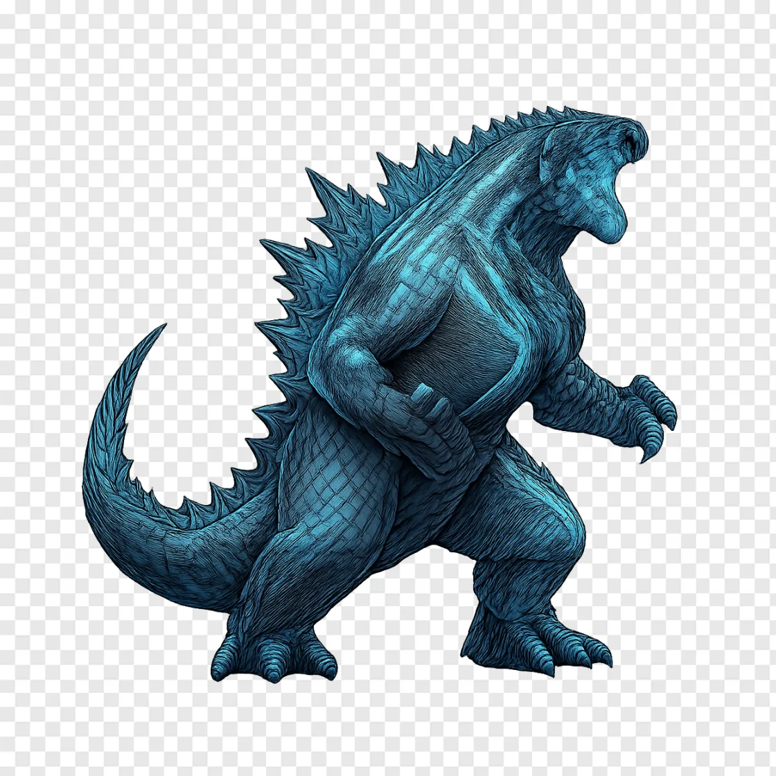 Giant Kaiju Monster PNG Graphic For Free Download