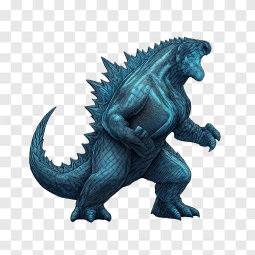 Giant Kaiju Monster PNG Graphic For Free Download