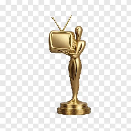 Emmy Awards Trophy PNG Transparent Image