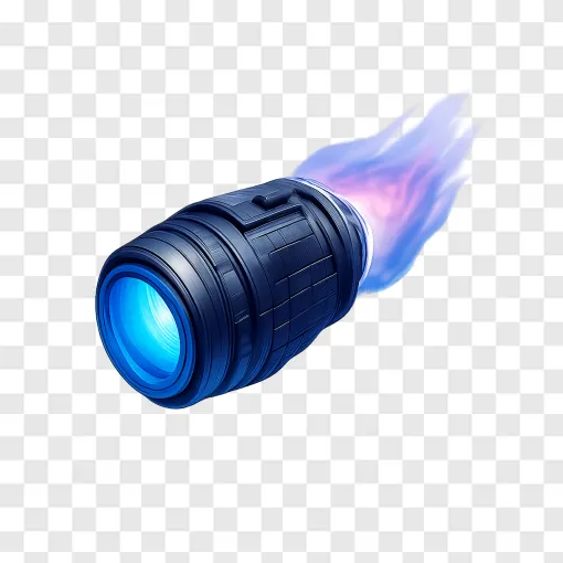 Futuristic Plasma Engine PNG Transparent Image