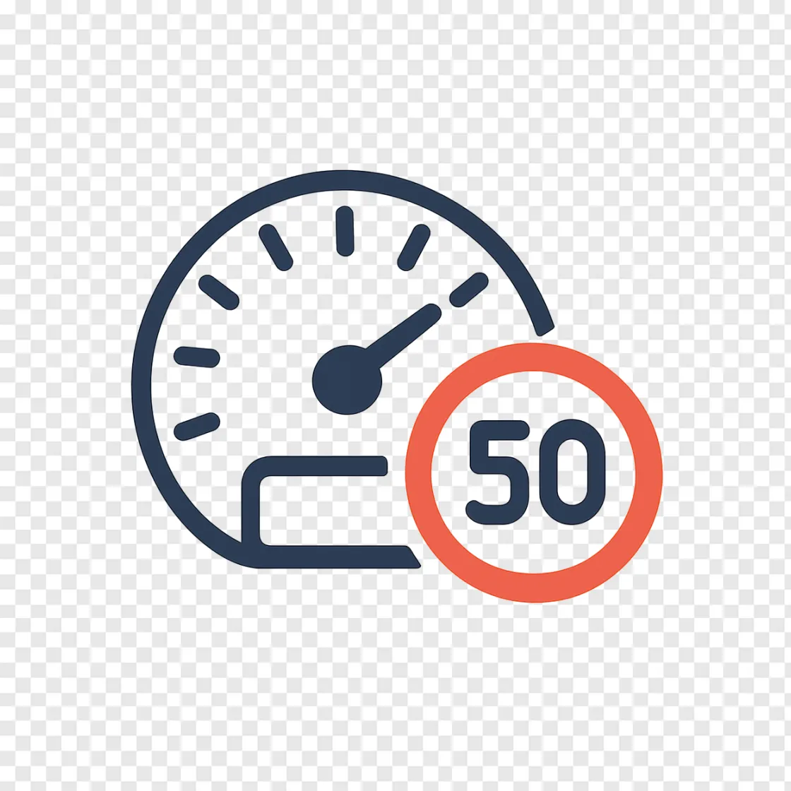 Android Auto Speed Limit Icon PNG For Tech Design