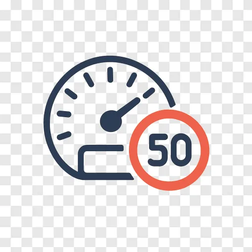 Android Auto Speed Limit Icon PNG For Tech Design