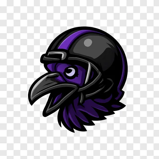 Baltimore Ravens Mascot PNG Graphic For Fans