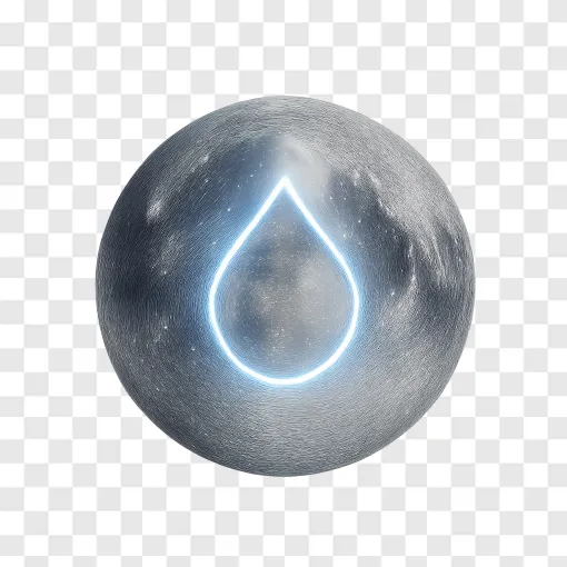 Moon Water PNG Transparent Image