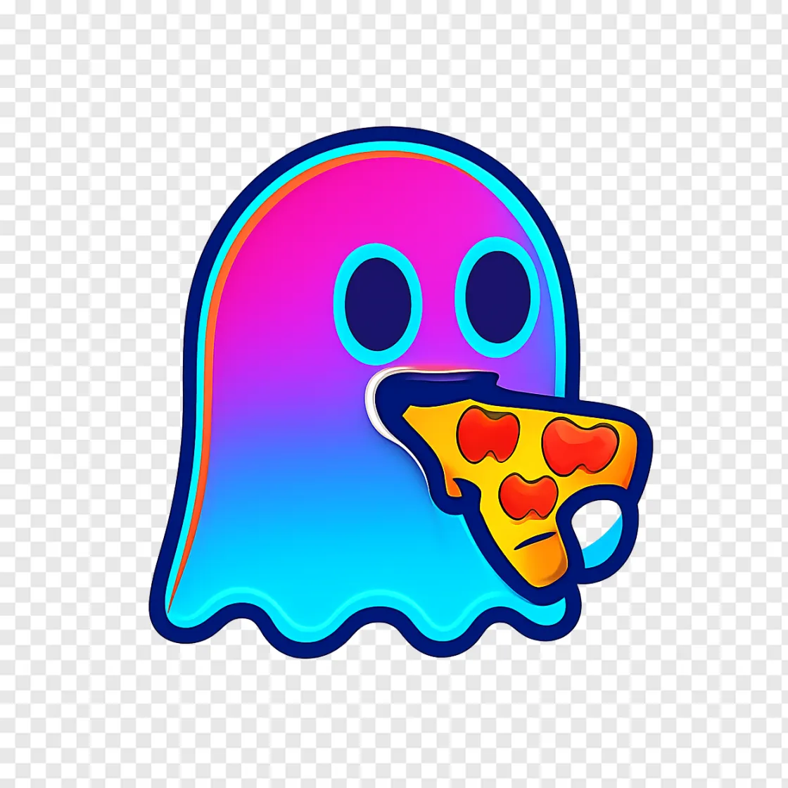 Retro PAC-MAN Ghost PNG Image For Gamers
