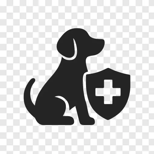 Healthy Dog Vector PNG Graphic For Veterinary & Public Health