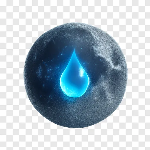 Lunar Water PNG Concept For Space Design
