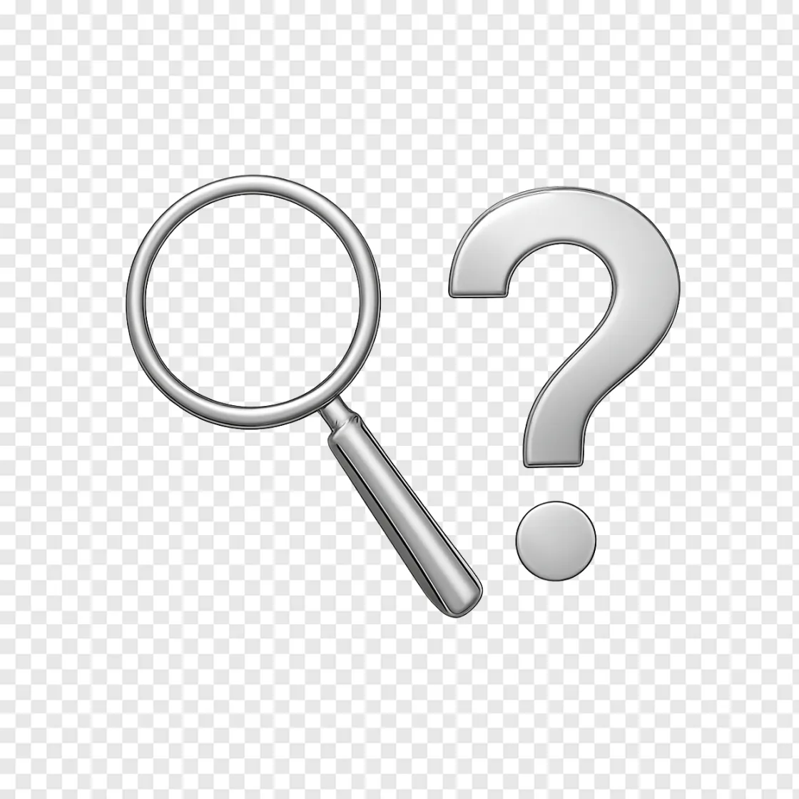 Detective Magnifying Glass PNG Transparent Image