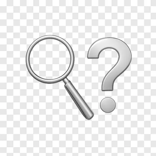 Detective Magnifying Glass PNG Transparent Image