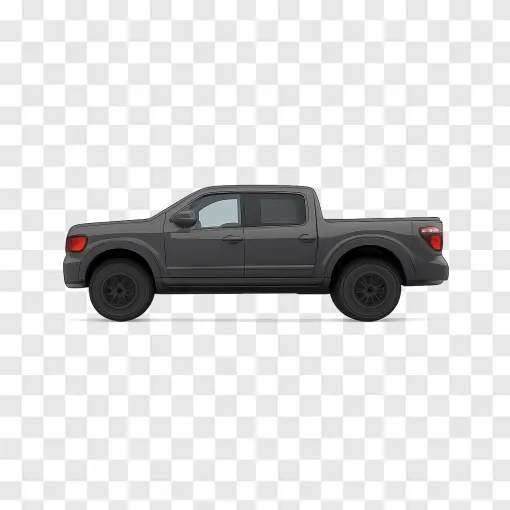 Rugged Pickup Truck PNG Transparent Image