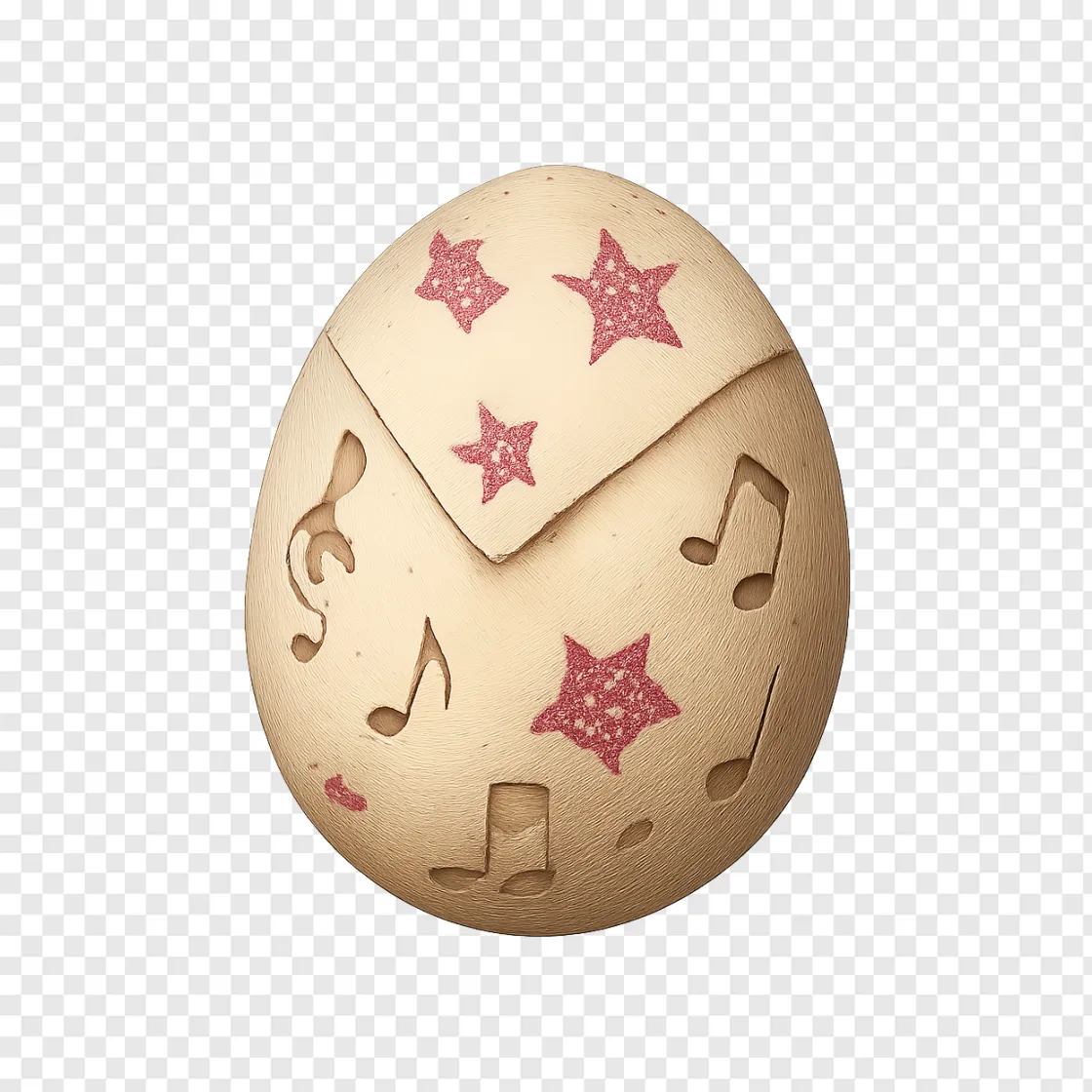 Pop Culture Easter Egg PNG Transparent Image
