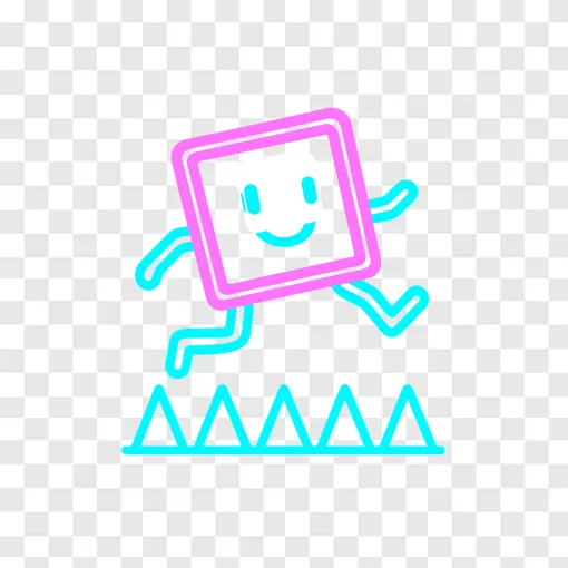 Geometry Dash Icon PNG Transparent Image