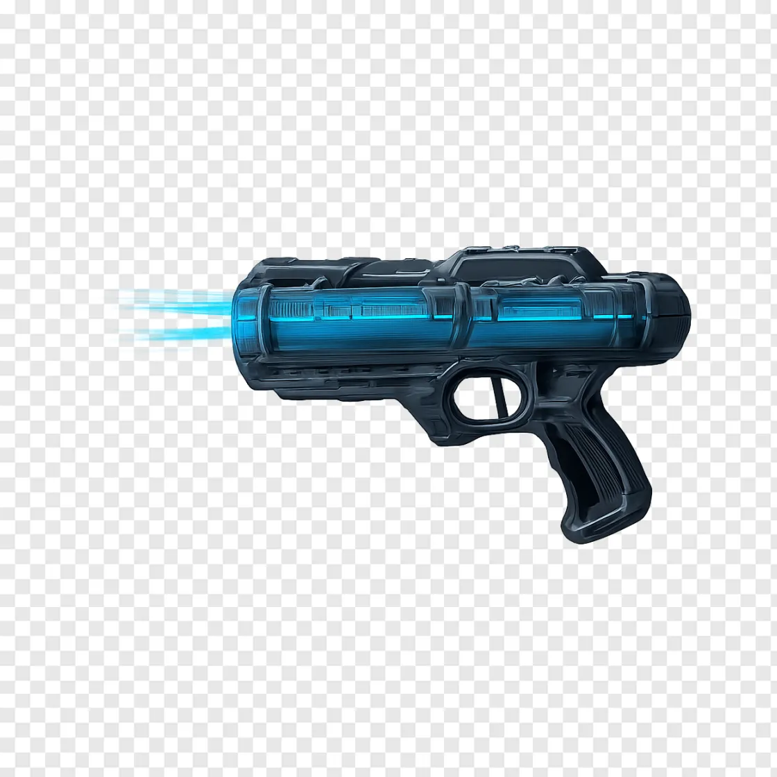 Sci-Fi Plasma Gun PNG Transparent Image