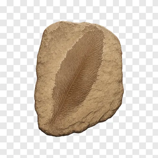 Fossil Feather PNG Image For Science Designs