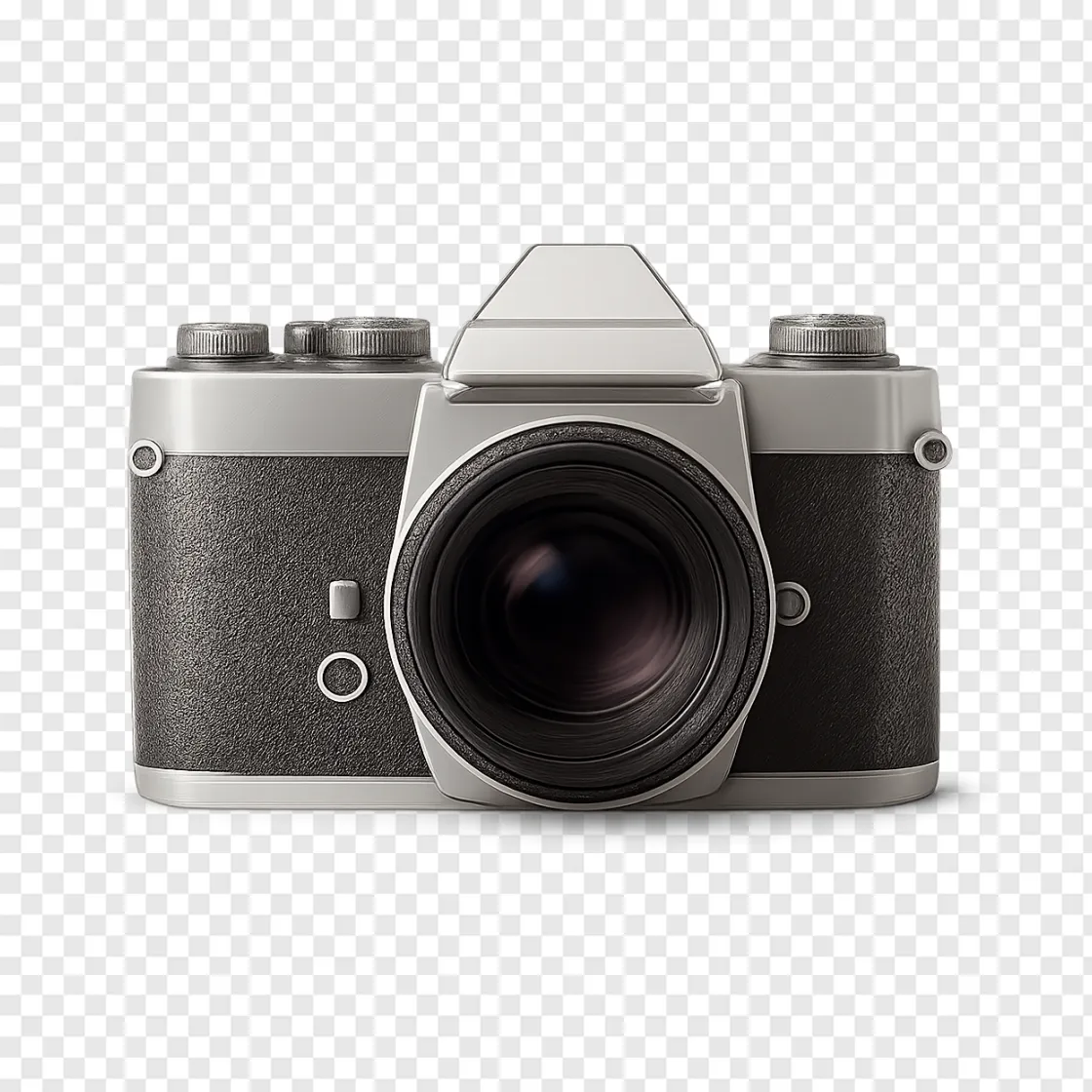 Retro Camera PNG Transparent Image