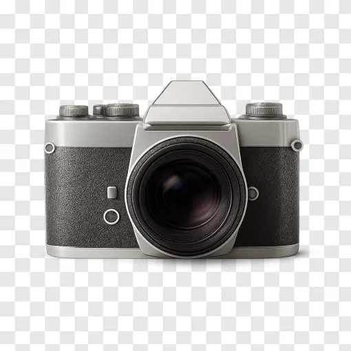 Retro Camera PNG Transparent Image