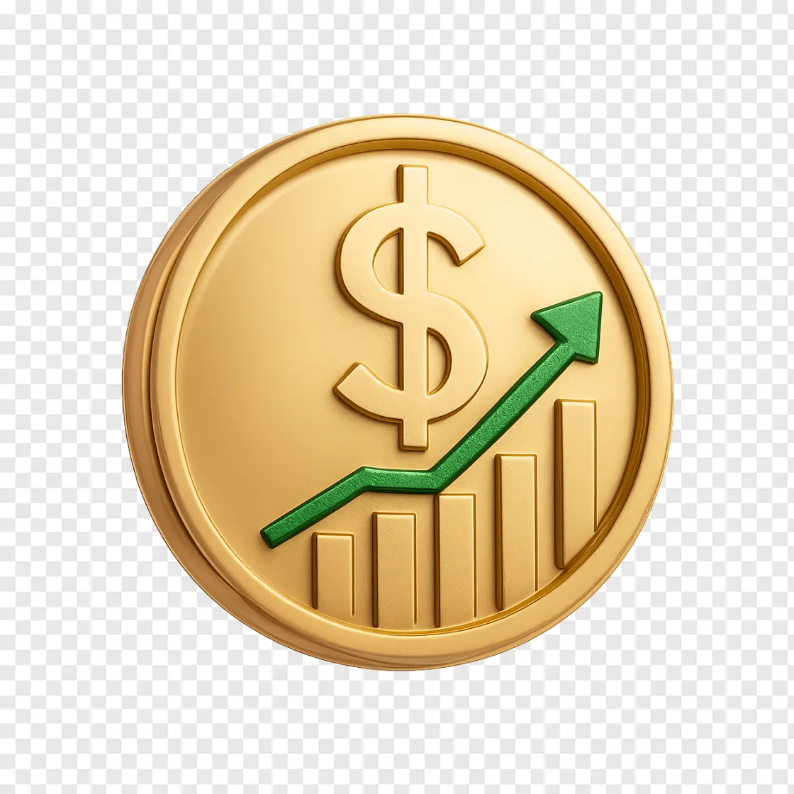 Stock Market Chart And Financial Growth PNG