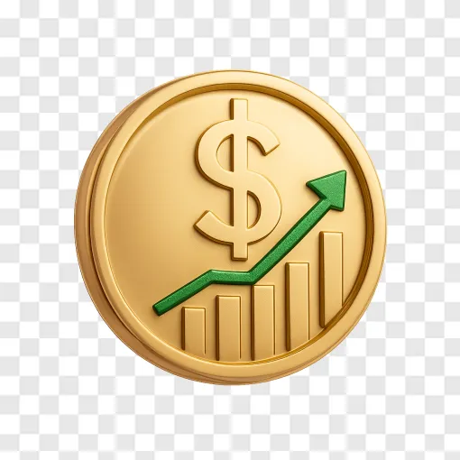 Stock Market Chart And Financial Growth PNG