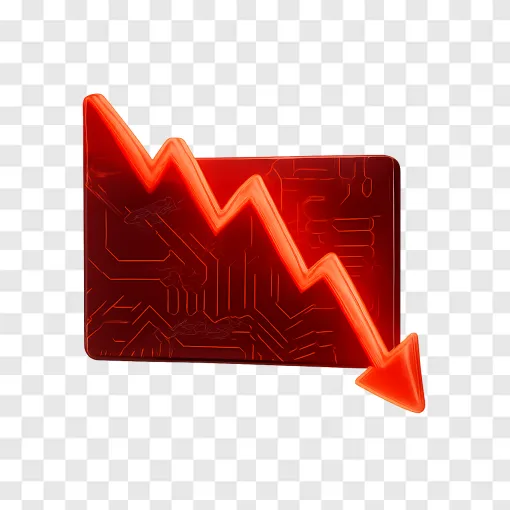 AI Stocks Market Trend PNG Graphic