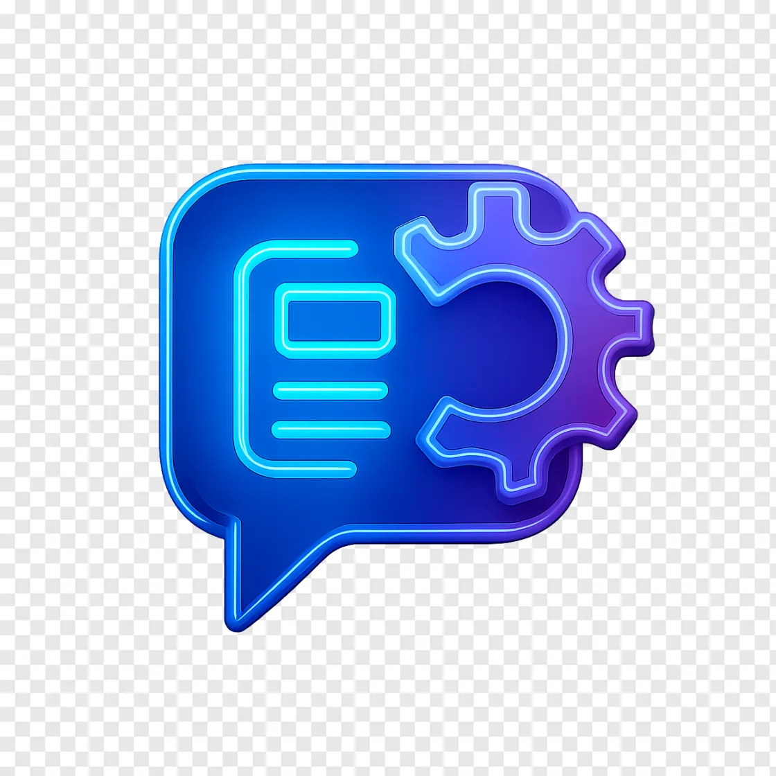 Unified AI Workspace Icon PNG For Tech Designs