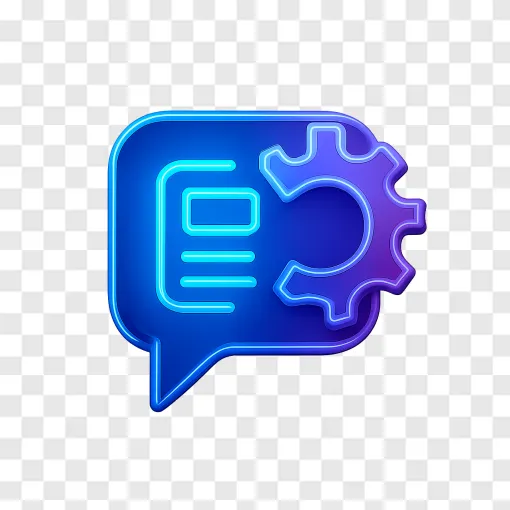Unified AI Workspace Icon PNG For Tech Designs