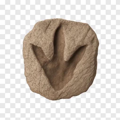 Dinosaur Footprint PNG Transparent Image