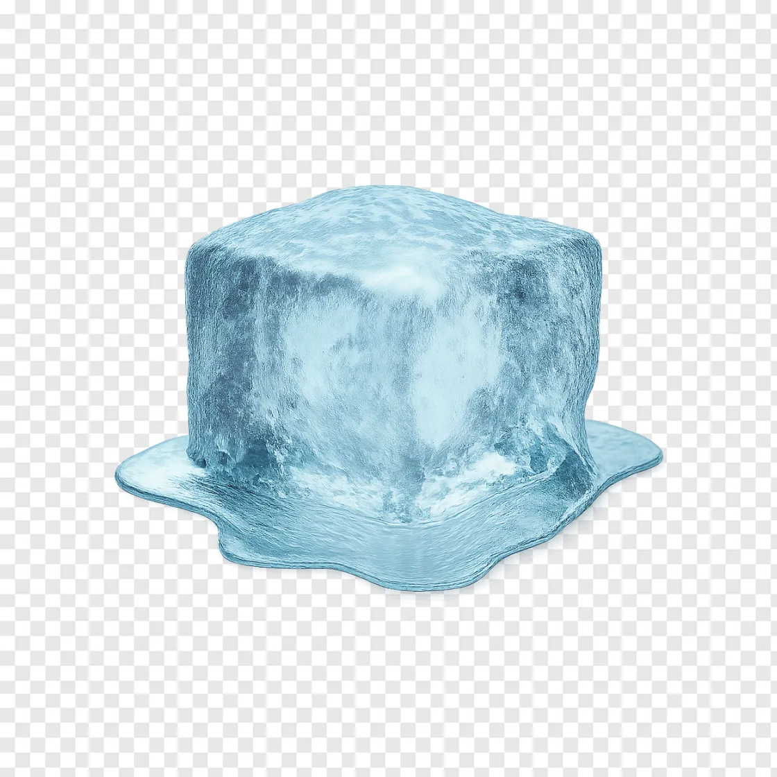 Melting Glacier Ice PNG Transparent Image