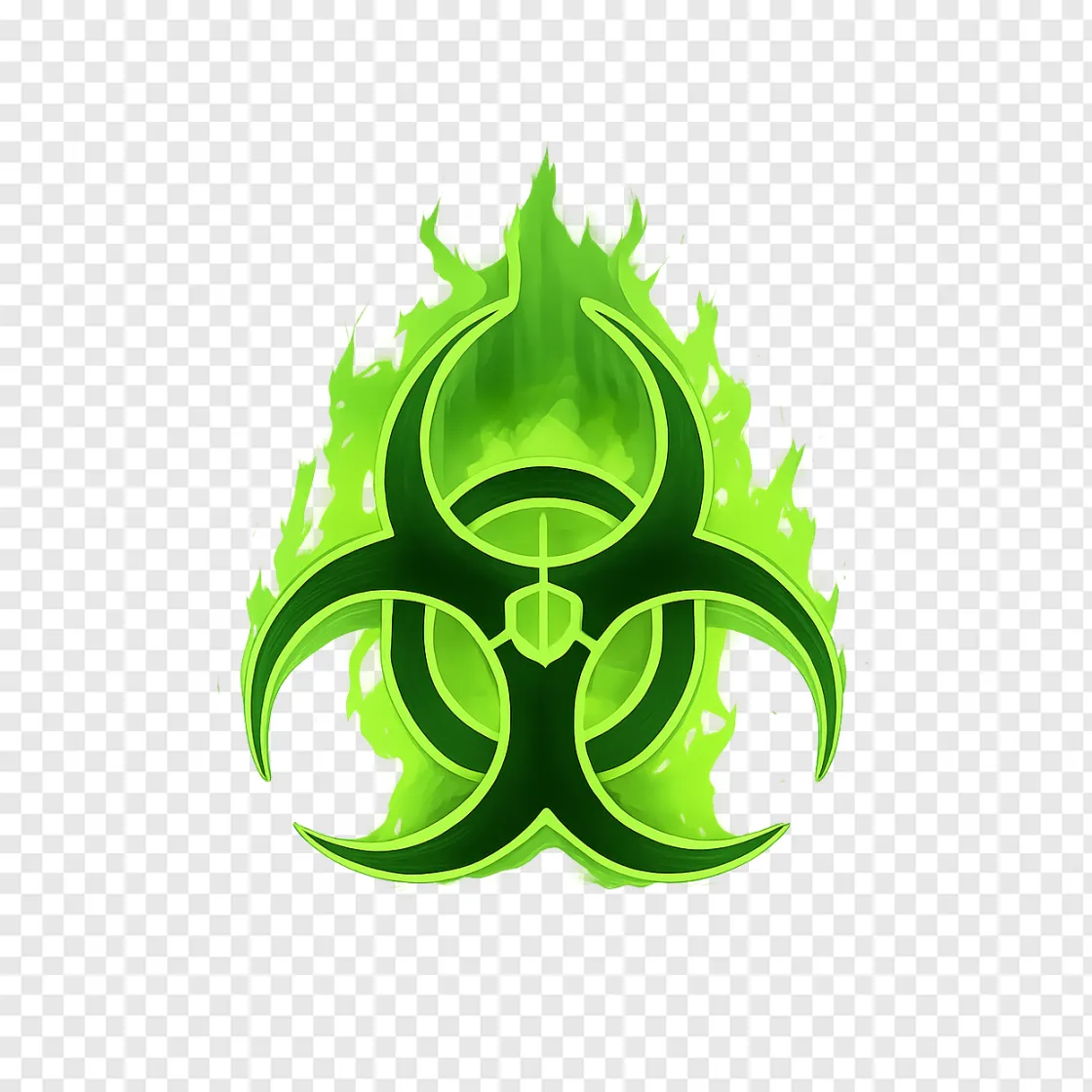 Resident Evil Biohazard Symbol PNG Graphic