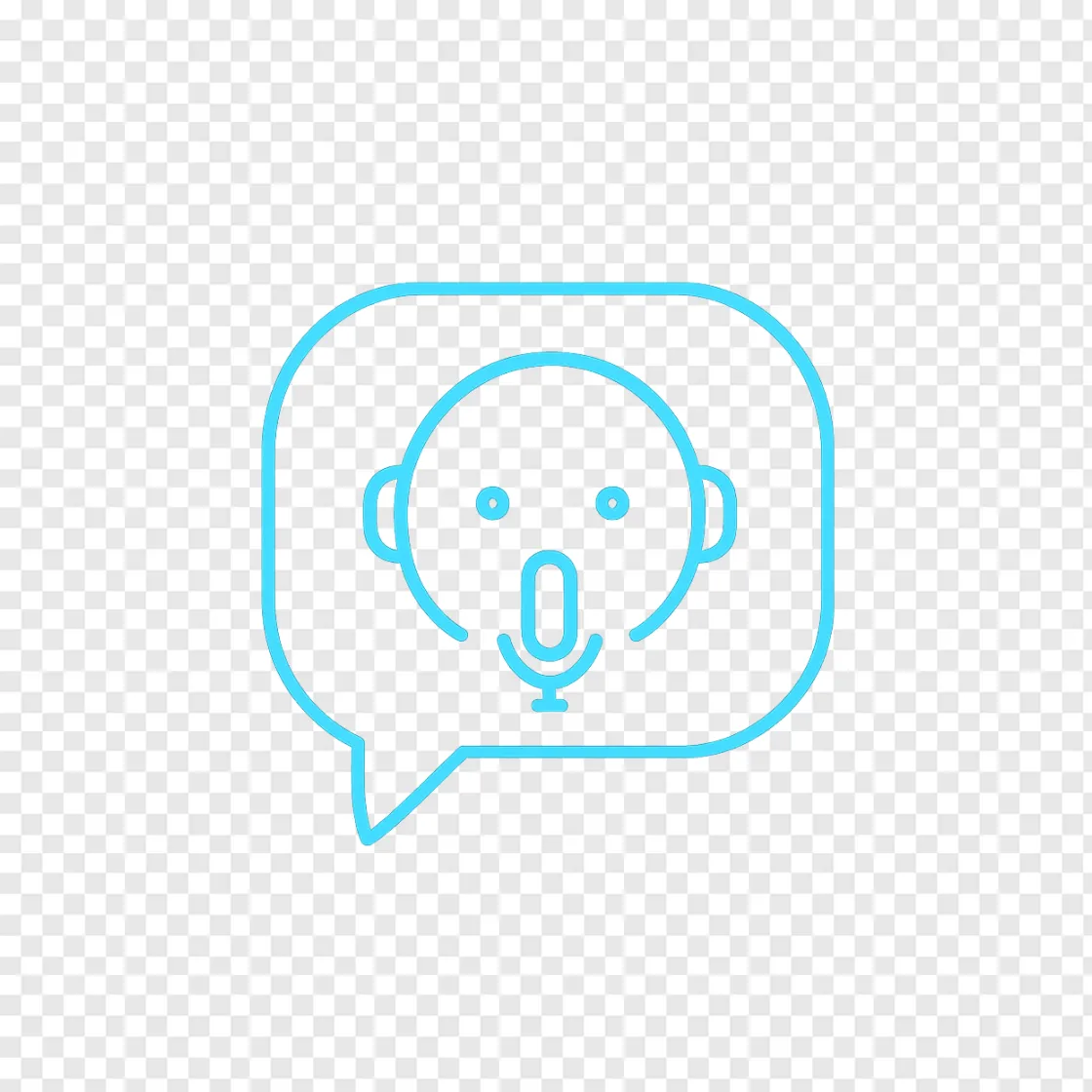 Siri AI Assistant Icon PNG Transparent