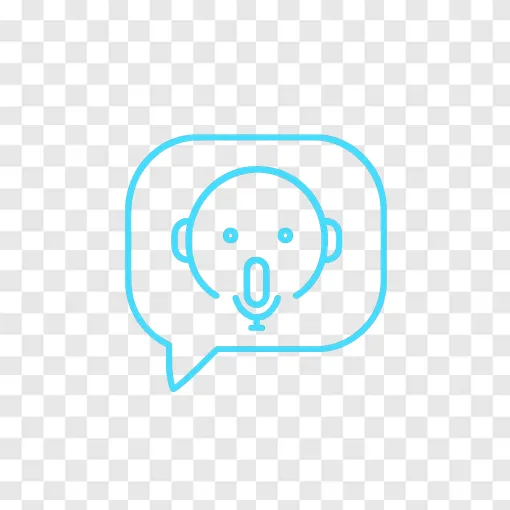 Siri AI Assistant Icon PNG Transparent