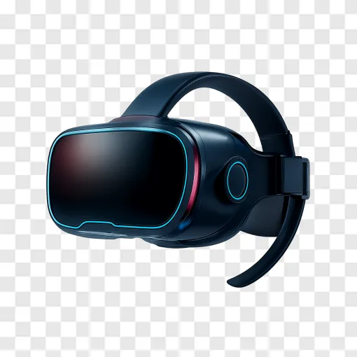 Futuristic VR Headset PNG